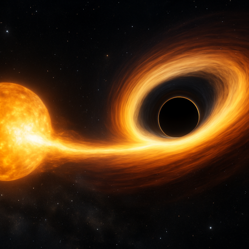 Buraco Negro Raro é Flagado Devorando Estrela: Um Espetáculo Cósmico que Encanta Astrônomos