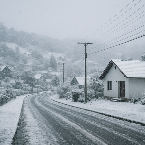 Neve no Sul do Brasil: fenômeno raro encanta moradores e anuncia fim de semana gelado